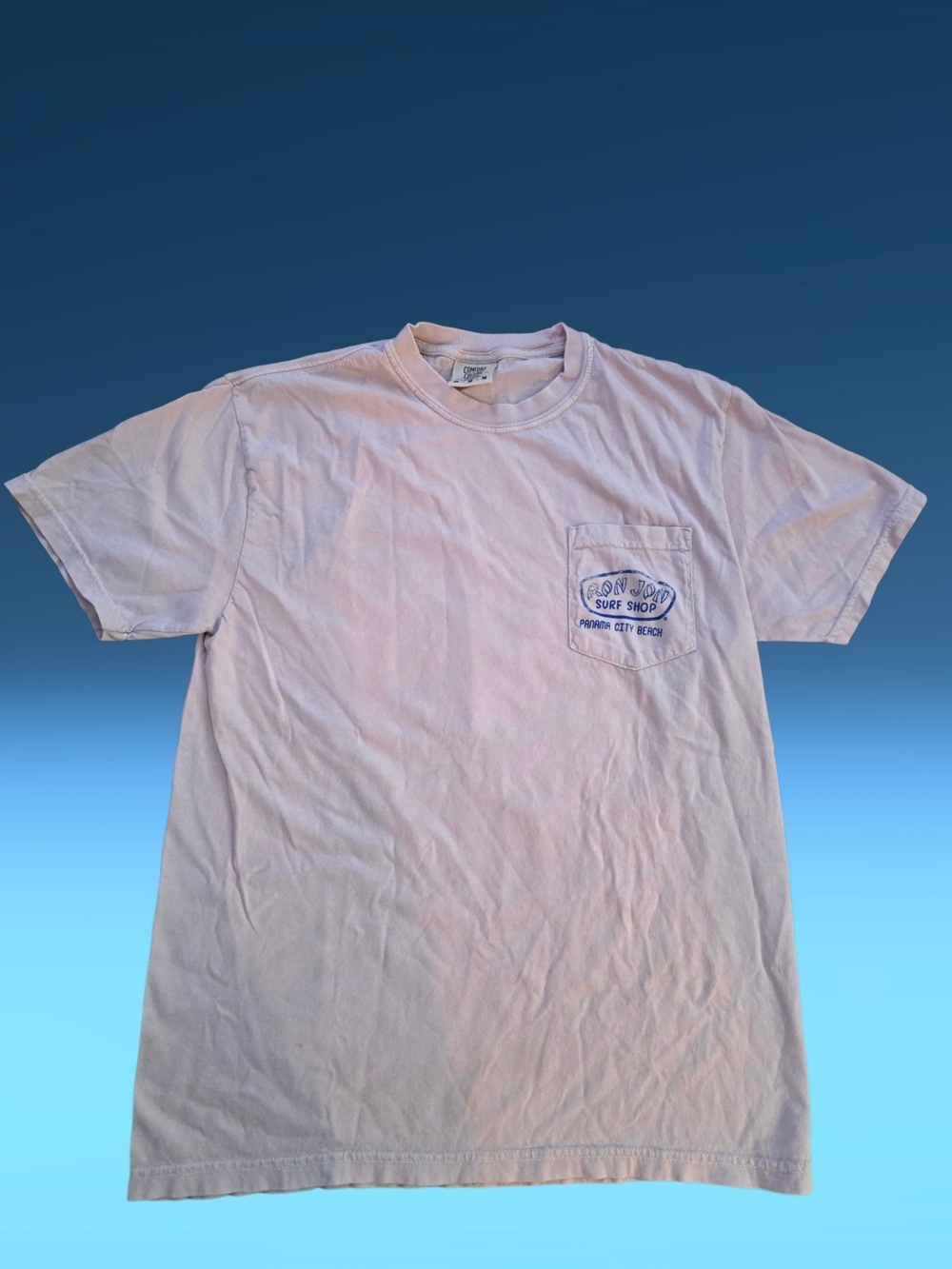 Ron Jon Panama City Beach Pale Pink Surf Tropical T Shirt M